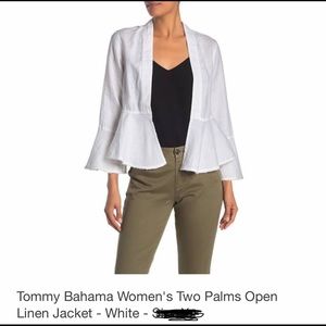 NWT! New Tommy Bahama linen jacket in medium
